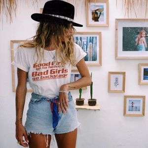 RAT & BOA GOOD GIRLS GO TO HEAVEN BAND TEE